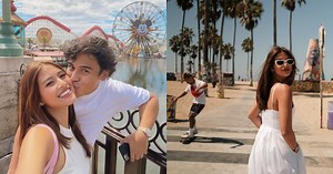 IN PHOTOS: Gabbi Garcia, Khalil Ramos are couple goals in trip to California
