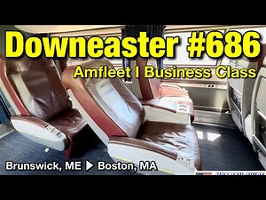 [ Amtrak Train Ride ] All 12 stops + 1 event stop, Complete Trip Report, Amtrak’s easternmost route