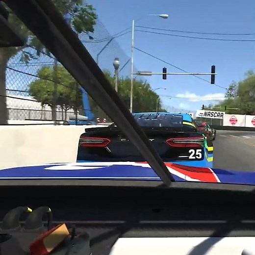 Let's make history. A look at the NASCAR Chicago street race layout, via iRacing. | NASCAR on USA