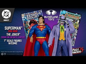NEW DC Direct Page Punchers™ The Joker™ & Superman™ w/Comic 7" Figures | Action Figure Showcase