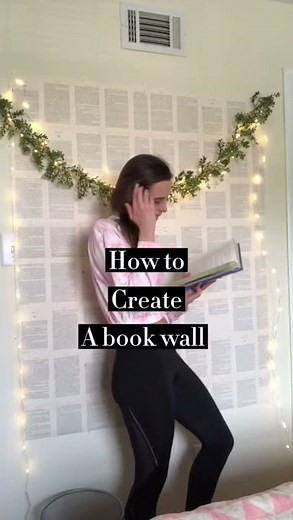 How to Create a Book Wall