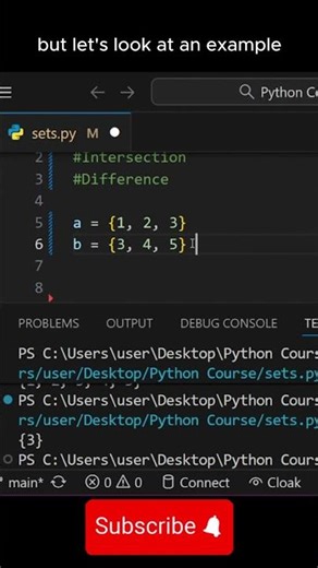A difference B #coding #pythonforbeginners