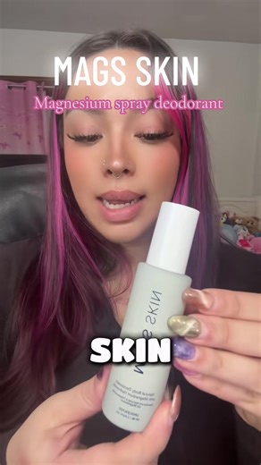 Do you have sensitive skin does every deodorant you have doesn’t really work well all day? Mag skin is a magnesium spray deodorant. That doesn’t smell like anything it last all day and is great for your body. @MAGS Skin ✨#magnesium #magnesiumdeodorant #deodorant #tiktokpartner #tiktokshopaffiliate