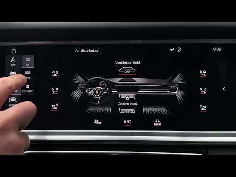 PORSCHE Panamera 4S – How to Control Air Conditioning