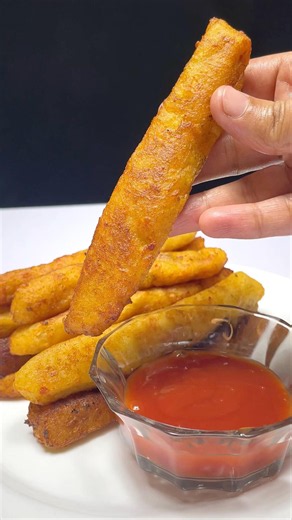 Crispy Potato Cheese Sticks🧀🍟#shorts #asmr