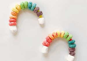 Fruit Loops Rainbow Craft for Toddlers and Preschoolers