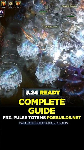 [POE 3.24] FREEZING PULSE TOTEMS - COMPLETE GUIDE - Poe Builds #shorts #pathofexile #poebuilds #poe