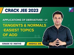 Tangents & Normals - Application of Derivatives Class 12 Maths Easy Topics | JEE Main & Advance 2023