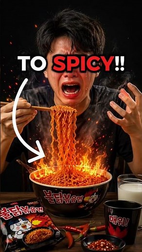 The Spiciest Noodles in the World 🔥🌶