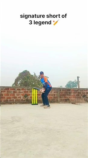 signature short of 3 legend #cricket #shorts #cricketvideo #rokoma