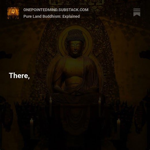 Resolute Faith in Amitabha Buddha. Vow to Reborn in Western Pure Land.