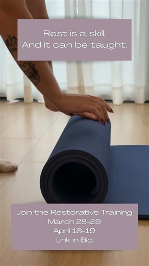 Yoga Philosophy, Mindfulness & Healing Arts on Instagram: "Restorative yoga is a practice of listening, supporting, and allowing the nervous system to soften. This training is for those who want to learn how to guide rest with intention, not just cue poses as well as those wanting to deepen their practice. If you’re craving a slower, deeper way of practicing and teaching — this may be for you. Go to Link in Bio for more information"