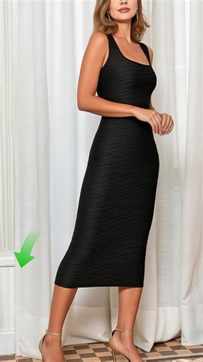 CUPSHE HolidayHaul Star of the Night Black Shapewear Maxi Square neckline Sleeveless Dress Bodycon Dress