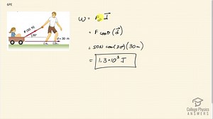OpenStax College Physics Solution, Chapter 7, Problem 6 (Problems and Exercises)