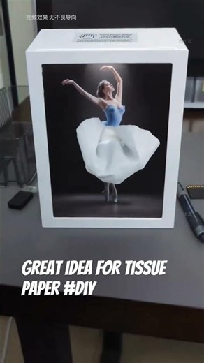 Great #diy idea for tissue paper dispenser #diy #tissuedispenser