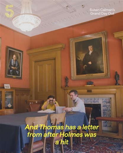 In tonight's #GrandDayOut we're following #Scotland's tourist trail. 🏴󠁧󠁢󠁳󠁣󠁴󠁿 Trusty camper van Helen is travelling to the Borders, east coast and Edinburgh, discovering the real-life inspiration behind #SherlockHolmes along the way. 🚐 Tune in on Channel 5 at 8pm. Love from Susan and Team. x | Susan Calman