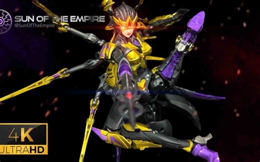 BingoToys BT-04 蛛女 毒蜘蛛 黑寡妇 变形 机娘 421开箱