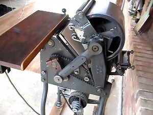 ADANA T/P48 LETTERPRESS PRINTING MACHINE 1947
