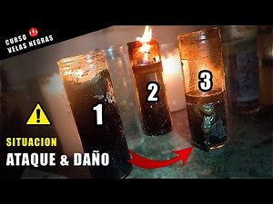 A THREE BLACK CANDLE ATTACK