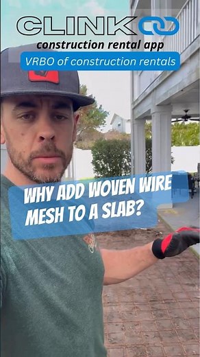 Why add wire mesh to concrete slab #building #construction #contractor #diy #concrete #howto