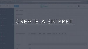 How to - Create a snippet