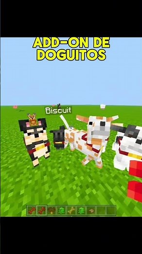Descubra esse add-on de DOGUITOS no Minecraft! 🐶🦴 Agora você pode ter um Rex no seu mundo! 😂