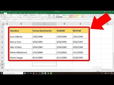 How to add or subtract months from a date in Excel