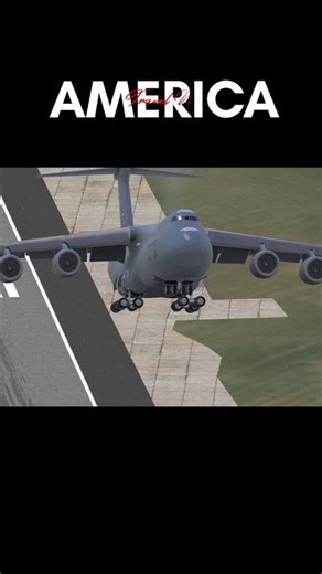 biggest transporter legendary aircraft and USAF Hero | Real Flight Sim #gamingshorts #trending