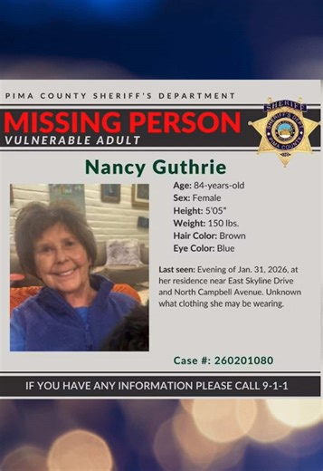 Nancy Guthrie's Disappearance Investigated by Nancy Grace