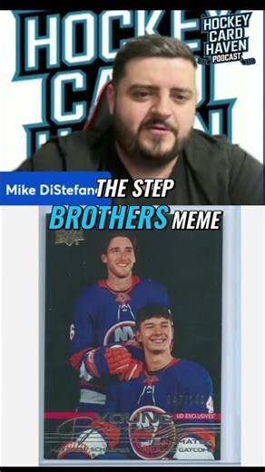 Step Brothers Meme Meets Hockey Card Hype! #shorts