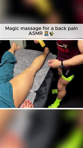 Magic massage for a back pain, ASMR #asmrmassage #sleep #chiropractor #asmrback #massagebackpain