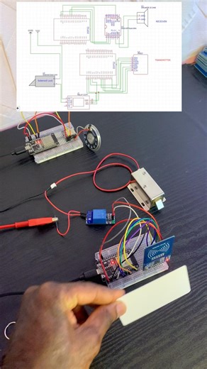 ESP32 RFID Door Lock System with Voice Alerts UsingESP-NOW Protocol