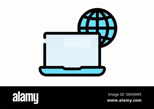 vector illustration of seo modern icon Stock Video Footage - Alamy
