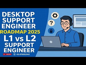 Desktop Support Engineer Roadmap 2025 🖥️ | L1 & L2 Engineer Career Path | ICNT Gyan