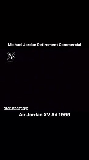 In 1999, Nike/Jordan rolled out their newest commercial for the Air Jordan XV. Derek Jeter, Ray Allen, Roy Jones, Jr, Eddie Jones and Randy Moss make appearances with Mary J. Blige singing Overjoyed by Stevie Wonder. MJ appears near the end, walking towards the camera in a suit. This signified him stepping away from the game he loved, knowing he's leaving it and his brand in more than capable hands. He was the past, they were the future. Another classic from Joe Pytka. Is it time for the AJXV to