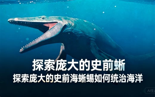[中配]探索庞大的史前海蜥蜴如何统治海洋 - Dinosaur Discovery