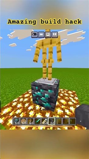 Amazing Build Hack In Minecraft#minecraft​#gaming​#tutorial​#builds​#shorts​#Shortfeed​