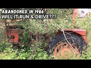 WILL IT START? Zetor 4911 Abandoned old Tractor Not moved in 40 years.