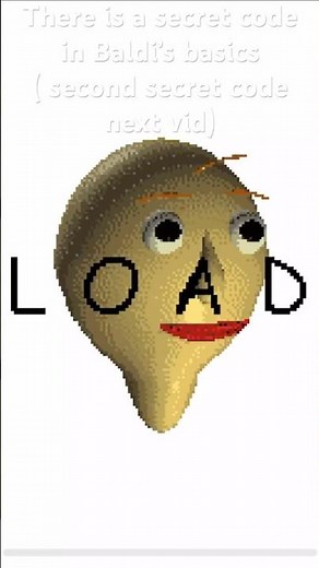 New secret code in Baldi’s basics!