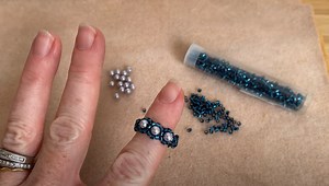 Bead Weaving Stitches for the Trio Beaded Ring