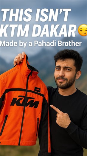 Manish Sharma 🇮🇳| Riding Skills & Safety on Instagram: "Not every good-looking jacket comes from a brand. This one’s made by a pahadi brother @turtle_den — tested on trails, survived a crash. Concept jackets are the future… but only if they improve where it matters. Would you trust a homegrown trail jacket over a big brand one? 👀 [KTM Dakar jacket India, Turtle Den jacket review, offroad motorcycle jacket India, softshell trail jacket, breathable riding jacket, motorcycle gear India, adventur