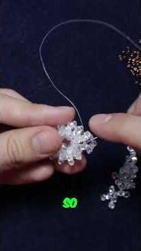 Beaded Sphere: Watch How to Craft It! #shorts