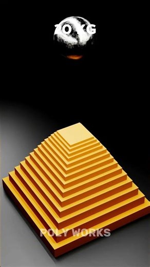 Metal Ball vs Pyramid😯🔥