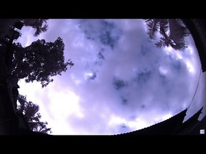 ZWO all-sky lens timelapse | ZWO ASI462 as all-sky camera | Day-night transition | Clouds timelapse.