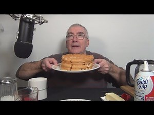 ASMR Eating Waffles with Strawberries Whispering