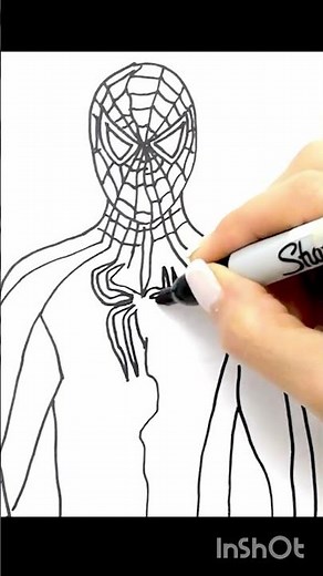 Venom VS Spider-man 4 #spiderman #drawing #easydrawing #art