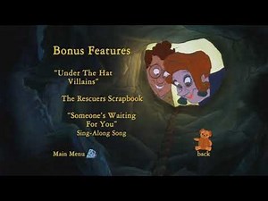 The Rescuers DvD Menu Walkthrough