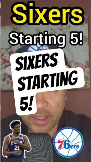 SIXERS STARTING 5 VS. SPURS! #shorts #76ers #sixers #nba