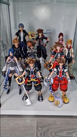 My Play Arts Kai Kingdom Hearts collection 🗝🌙✨️ #kingdomhearts #finalfantasy #squareenix #disney