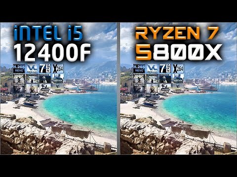 Intel i5 12400 vs Ryzen 7 5800X Benchmarks – 15 Tests 🔥